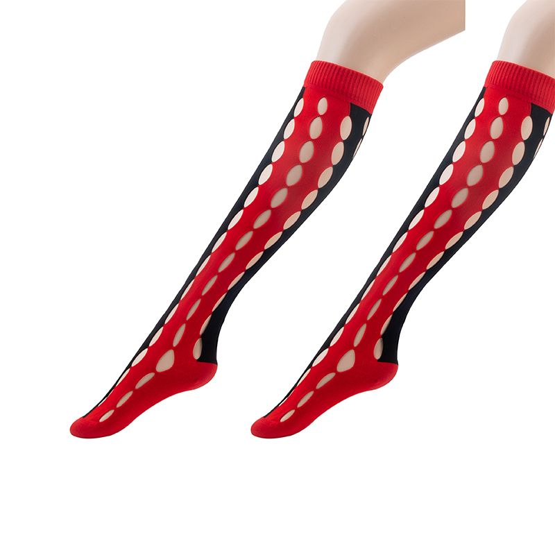 Women's Fishnet Knee Socks Hollow out Fishnet Calf Socks