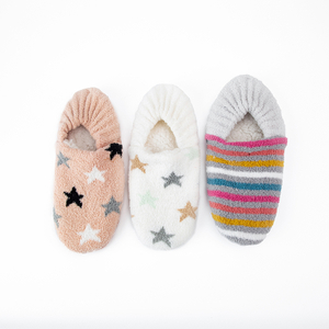 Wholesale Microfiber Home Socks Slipper Socks Warm Soft Non-Slipper Indoor Shoes