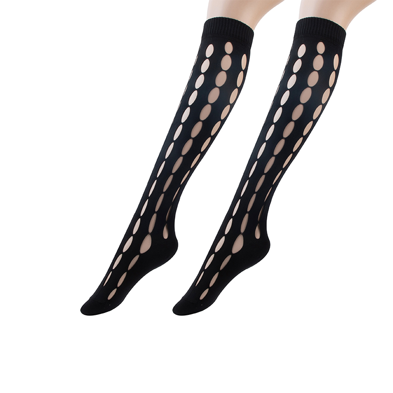 Women's Fishnet Knee Socks Hollow out Fishnet Calf Socks