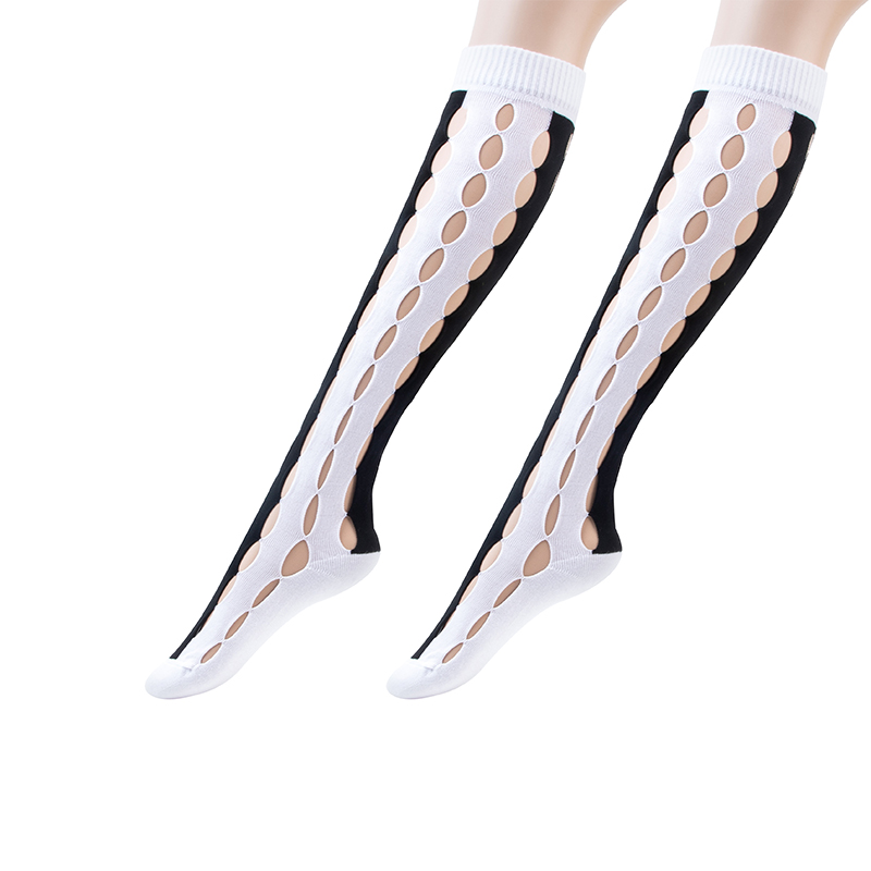 Women's Fishnet Knee Socks Hollow out Fishnet Calf Socks