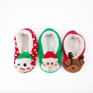Animal Slipper Socks for Women & Girls, Warm Fluffy Cute Indoor Shoes