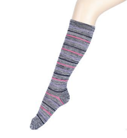 Women's jacquard sport knee high socks