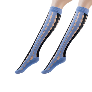 Women's Fishnet Knee Socks Hollow out Fishnet Calf Socks