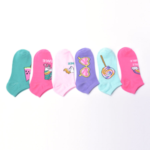 Women's colorful sport low cut socks