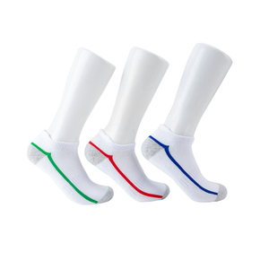 Men's low cut mesh Half Cushioning breathable ankle Socks