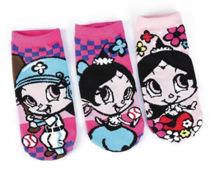 Girl's Printing Sport Low Cut Socks
