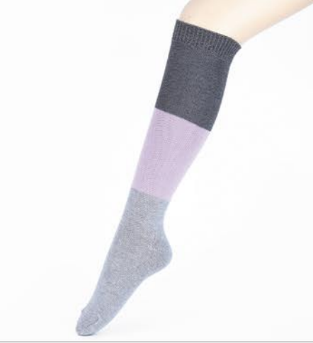 Women's jacquard sport knee high socks