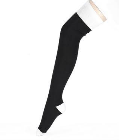 Women's jacquard sport knee high socks